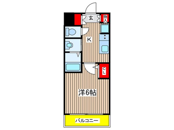 ｴｽﾃﾑｺｰﾄ名古屋金山ﾐｯﾄﾞｸﾛｽの物件間取画像